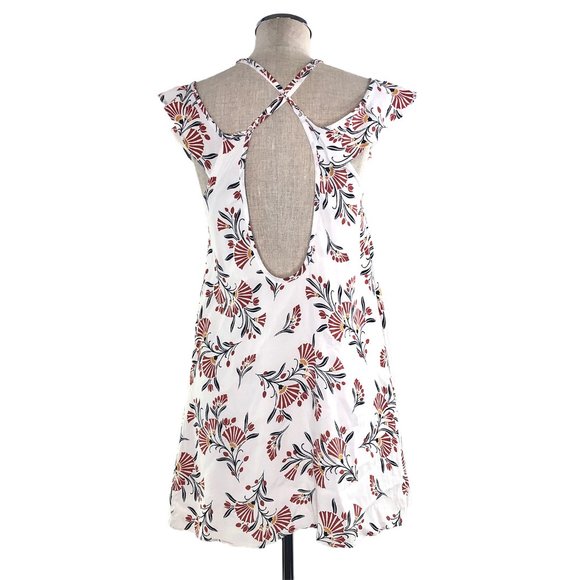 ETIQUETTE Off The Shoulder Floral Mini Dress #Y20 - Picture 4 of 7
